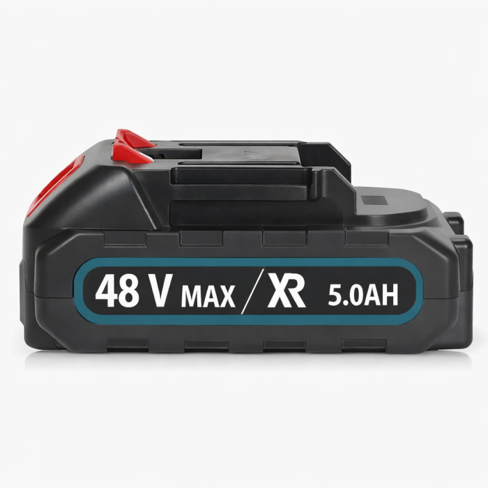 Набір акумуляторного садового інструменту 48V: секатор + масляна міні-пилка 6" + телескопічна штанга