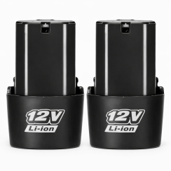 Шуруповерт акумуляторний 12V з 2 АКБ та набором інструментів (в кейсі)