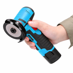 Акумуляторна міні болгарка 12V W-153-7, 75 мм, 2 акумулятори, кейс