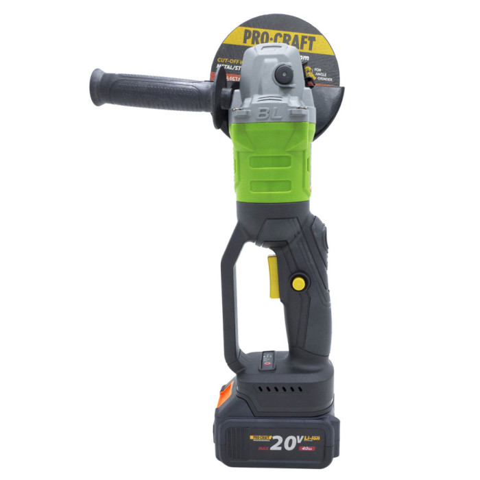 Акумуляторна болгарка ProCraft PWA125 125 мм (1 АКБ 4Ач)