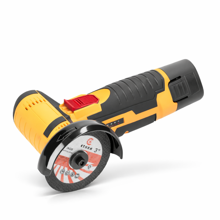 Акумуляторна болгарка 12В 76 мм (2 АКБ, кейс) міні УШМ