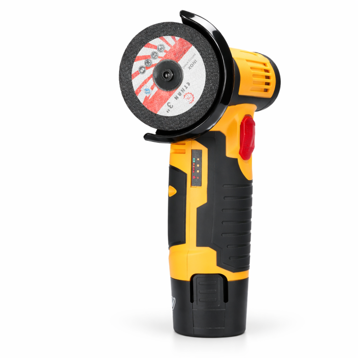 Акумуляторна болгарка 12В 76 мм (2 АКБ, кейс) міні УШМ