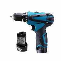 Шуруповерт акумуляторний 12V з 2 АКБ та набором інструментів (в кейсі)