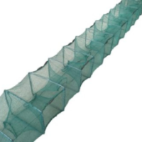 Раколовка гармошка 5,5 м каркас 25×30 см, ячейка 4 мм