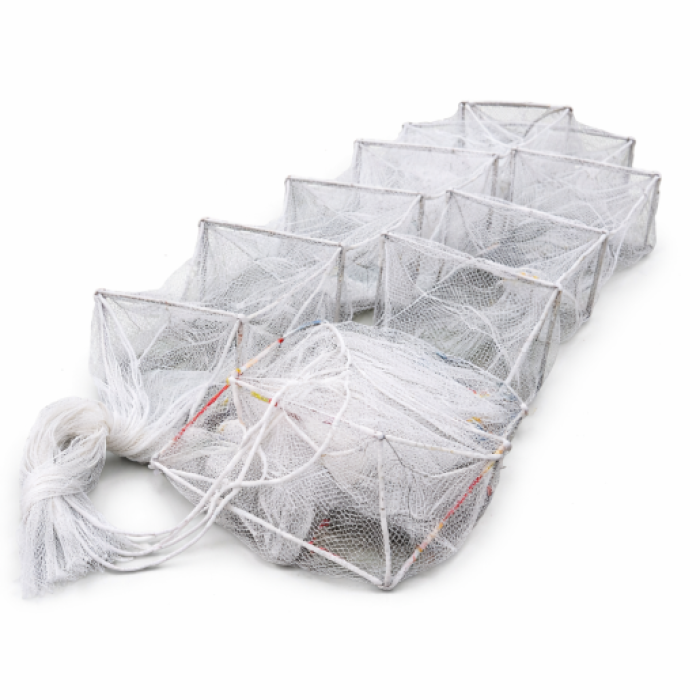 Усиленная кордовая раколовка 16 м (16 входов)