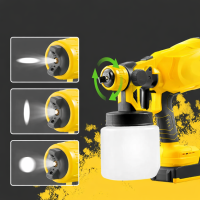 Аккумуляторный краскопульт 24V с 2 АКБ желтый Paint Sprayer