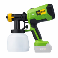 Аккумуляторный краскопульт Procraft PSE40 20V бесщеточный (без АКБ)