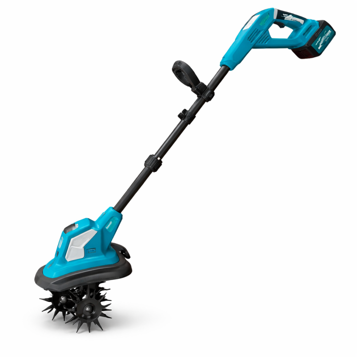 Культиватор аккумуляторный бесщеточный A-1039 48В 2800Вт (2 АКБ) синий