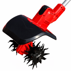 Акумуляторний культиватор A-1039 48V 2800W безщітковий 2 АКБ червоний