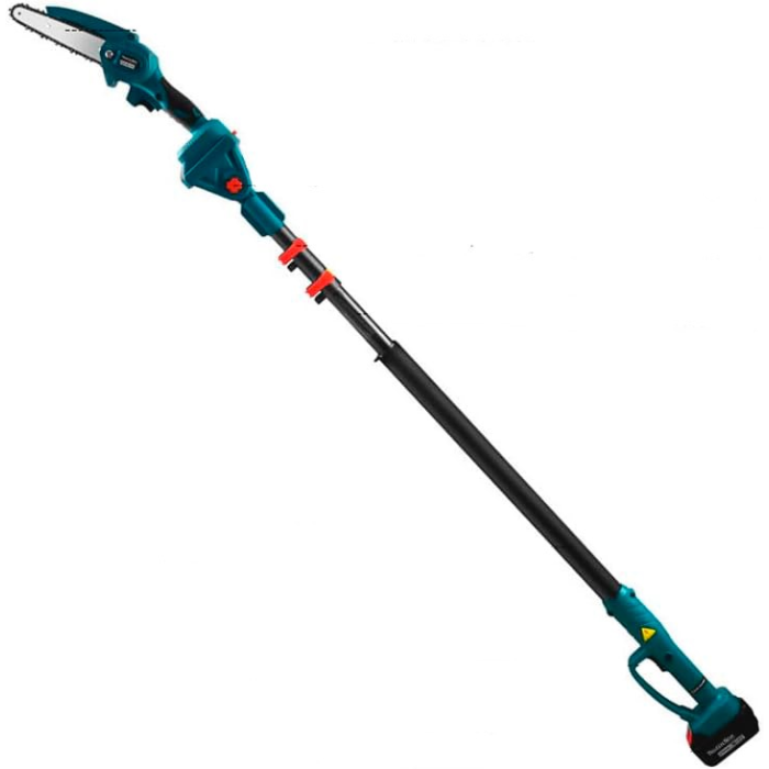 Набір акумуляторного садового інструменту 48V: секатор + масляна міні-пилка 6" + телескопічна штанга