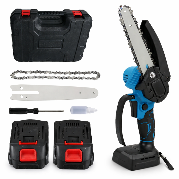 Аккумуляторная мини пила 8″ 48V 4Ah + 2 аккумулятора в кейсе