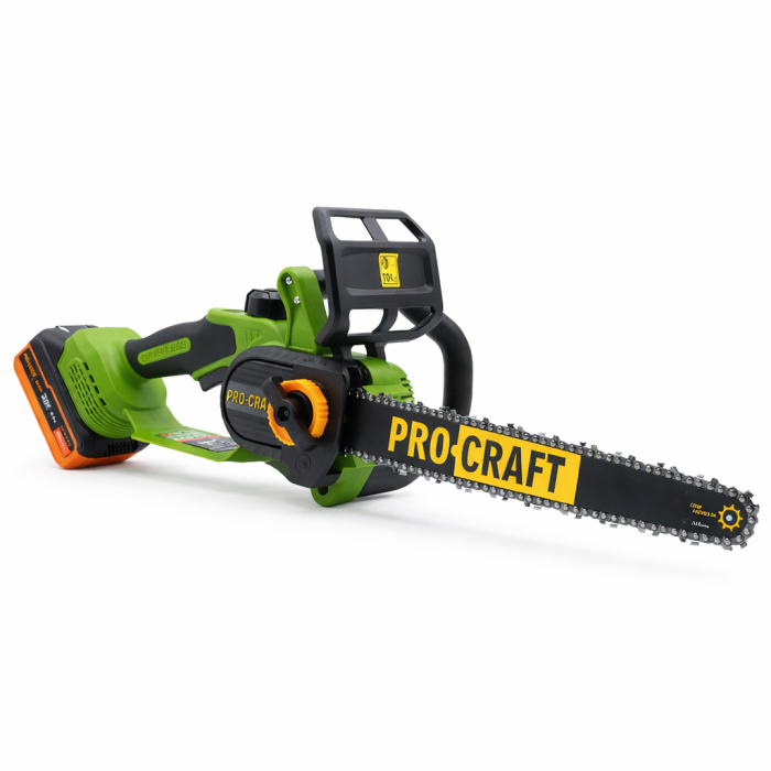 Акумуляторна ланцюгова пилка ProCraft PKA33 20В (1 АКБ, шина 12")