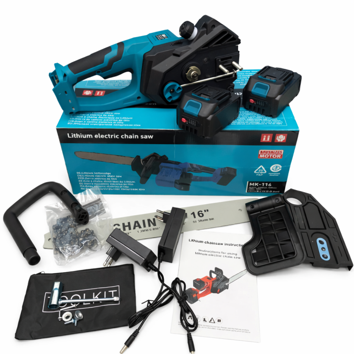 Аккумуляторная цепная пила Alfarid 48V 16" (2 аккумулятора) JM/5540