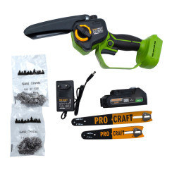 Акумуляторна міні пила ProCraft PKA45 20В (1 АКБ) 6"/8"