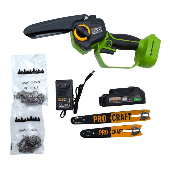 Акумуляторна міні пила ProCraft PKA45 20В (1 АКБ) 6"/8"