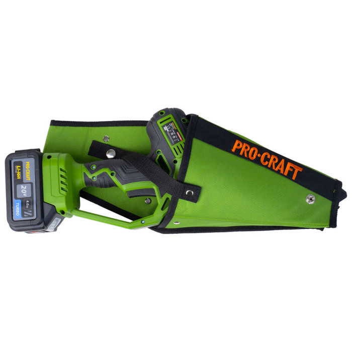 Акумуляторна міні пила ProCraft PKA32Li 20В (1 АКБ, кобура, 6"/8")