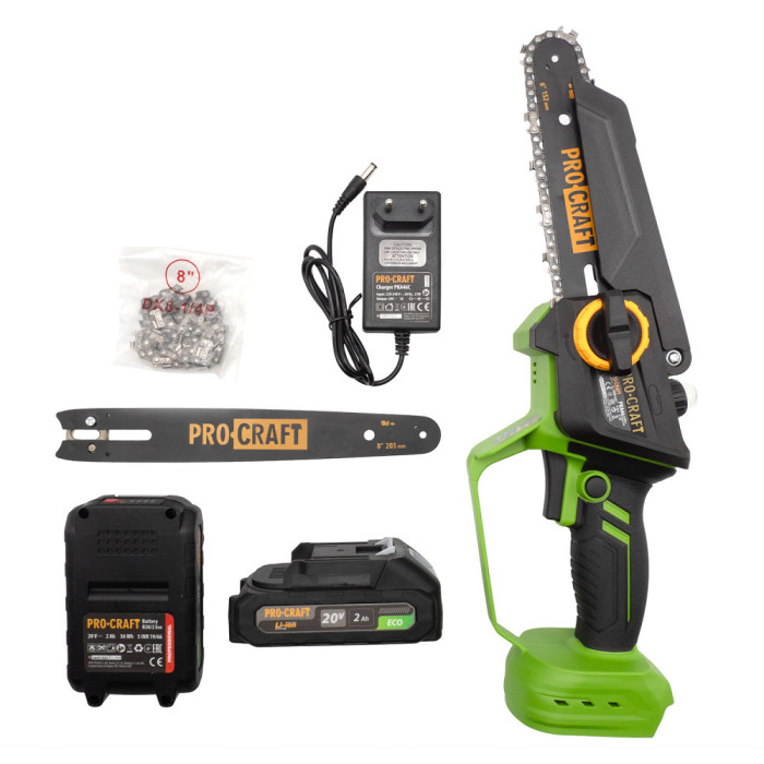 Акумуляторна міні пила ProCraft PKA46 20В (2 АКБ, кейс) 6"/8"