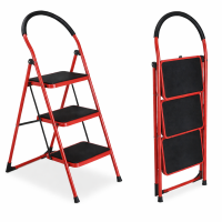 Лестница стремянка FORTE 3 ступени складная металлическая до 150 кг