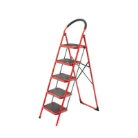 Лестница стремянка FORTE 5 ступеней складная металлическая