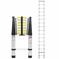Лестница телескопическая 2.3 м алюминиевая складная трансформер