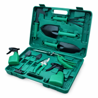 Набор садовых инструментов 10 в 1 с чемоданом для сада и огорода