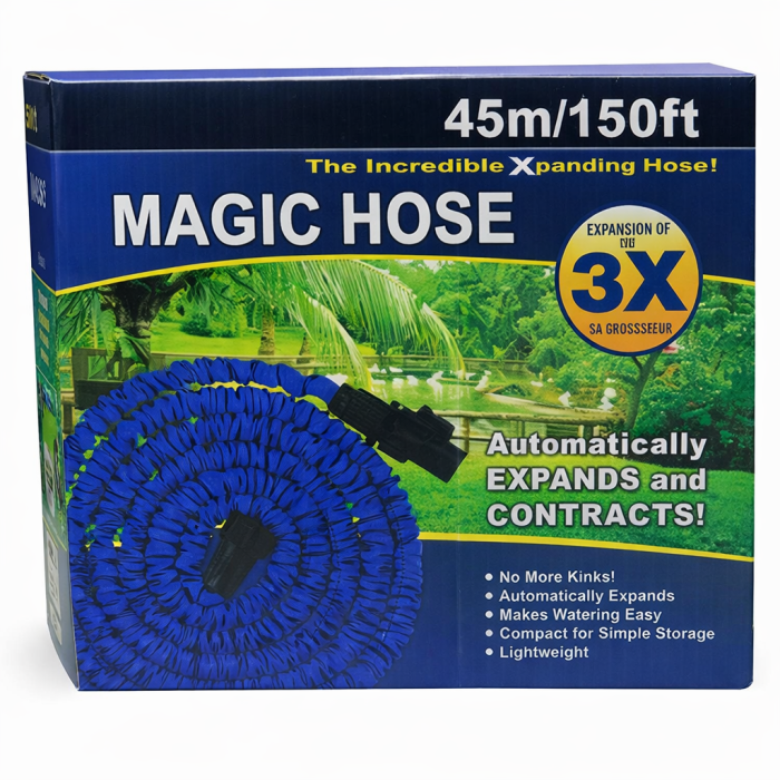Шланг для поливу Magic Hose 45 м (150ft) розтяжний
