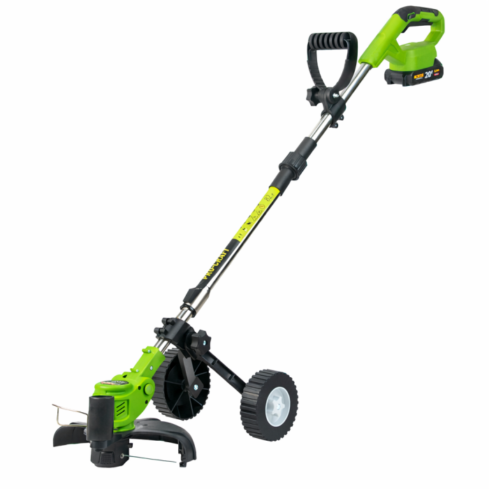 Акумуляторна коса ProCraft PTA25 на колесах (2 АКБ, телескопічна)