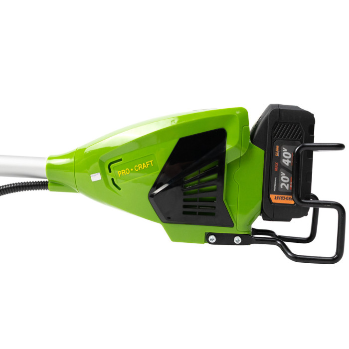 Акумуляторний триммер Procraft ATA40B (1 АКБ та ЗУ) велосипедна ручка