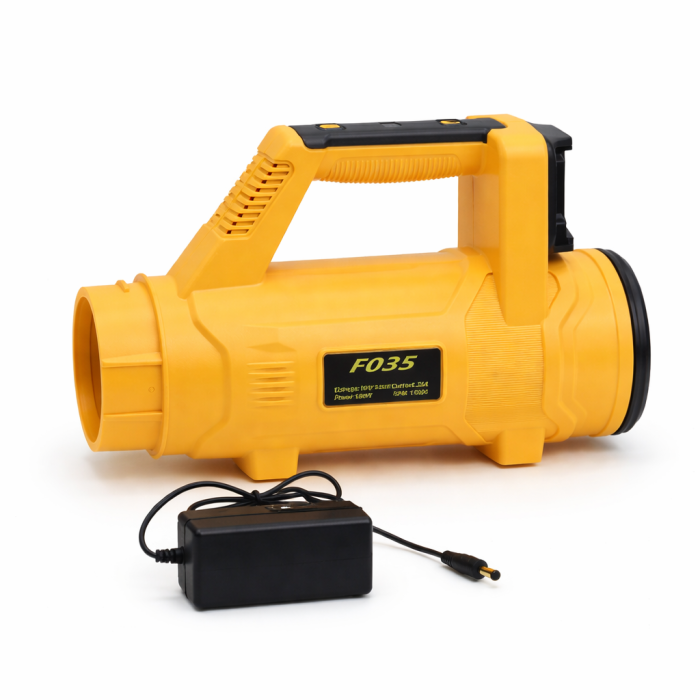 Акумуляторна повітродувка-пилосос F035 18В з 2 АКБ та насадками 600W