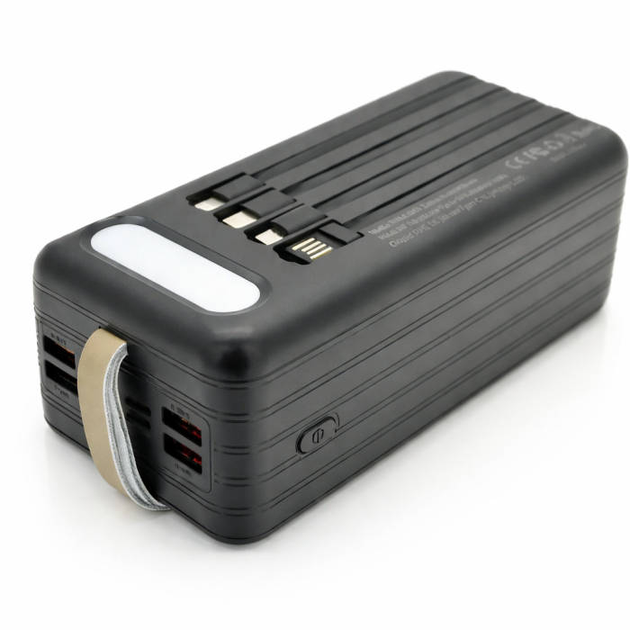 Повербанк TORIMA TRM-1050 50000 mAh с фонариком и цифровым дисплеем