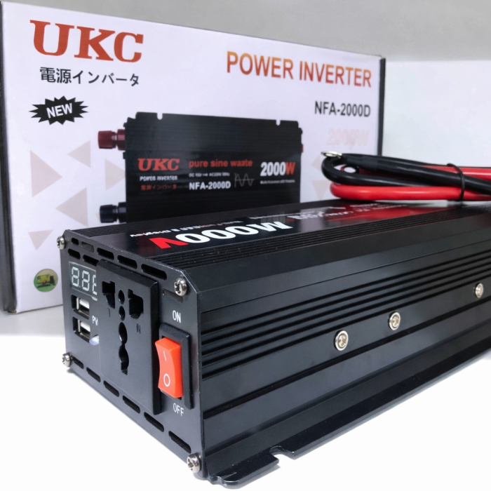 Інвертор 2000W 12V–220V чиста синусоїда NFA (перетворювач)
