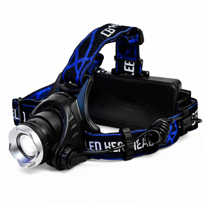 Налобный фонарь Q19 LED аккумуляторный (18650, для рыбалки)