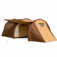 Намет для кемпінгу 2516 чотиримісний двошаровий з тамбуром та навісом 470×220×160 см