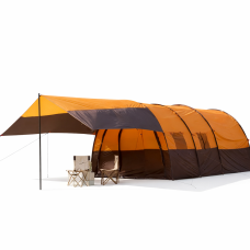 Намет кемпінговий 2791 двокімнатний з тамбуром і великим навісом 490×260×190 см