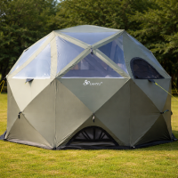 Автоматическая кемпинговая палатка-шатёр Lanyu-66 300×300×210 см на 8 человек