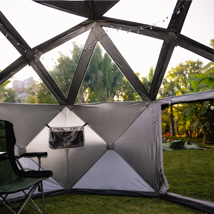 Автоматическая кемпинговая палатка-шатёр Lanyu-66 300×300×210 см на 8 человек