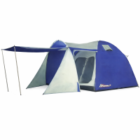 Намет для кемпінгу Lanyu LY-1607D 4-місний з навісом 250×250×195 см