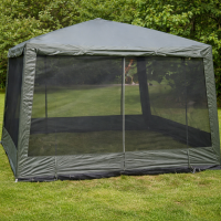 Намет туристичний каркас посилений двошаровий 320×320×245 см 2902-D з москітною сіткою