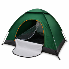 Намет туристичний 3-місний 200×200×135 см зелений