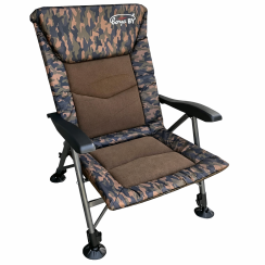 Карпове крісло BoyaBy JAT10014 Camo до 140 кг з регулюванням спинки та ніжок