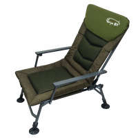 Карповое кресло BoyaBy JAT1013D до 150 кг с регулировкой спинки 180° и телескопическими ножками