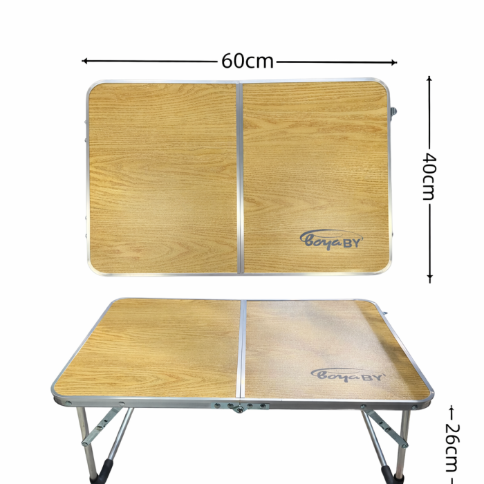 Стіл складаний туристичний для пікніка 60×40×27 см алюмінієвий