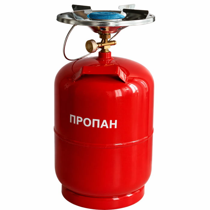 Газовий балон 10 літрів червоний