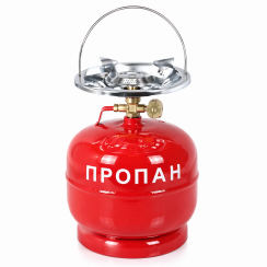 Газовий балон 5 л з пальником туристичний