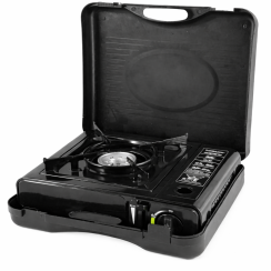 Плитка газова туристична в кейсі з п'єзопідпалом 1500 Вт